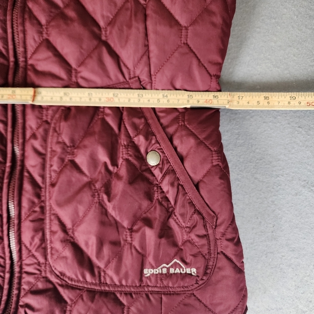 Eddie Bauer Women's Quilted Jacket In Purple/Egg Plant Size Small - Picture 8 of 12